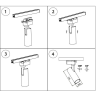 Светильник светодиодный для 1-фазного трека LIGHTSTAR VOLTA 227236